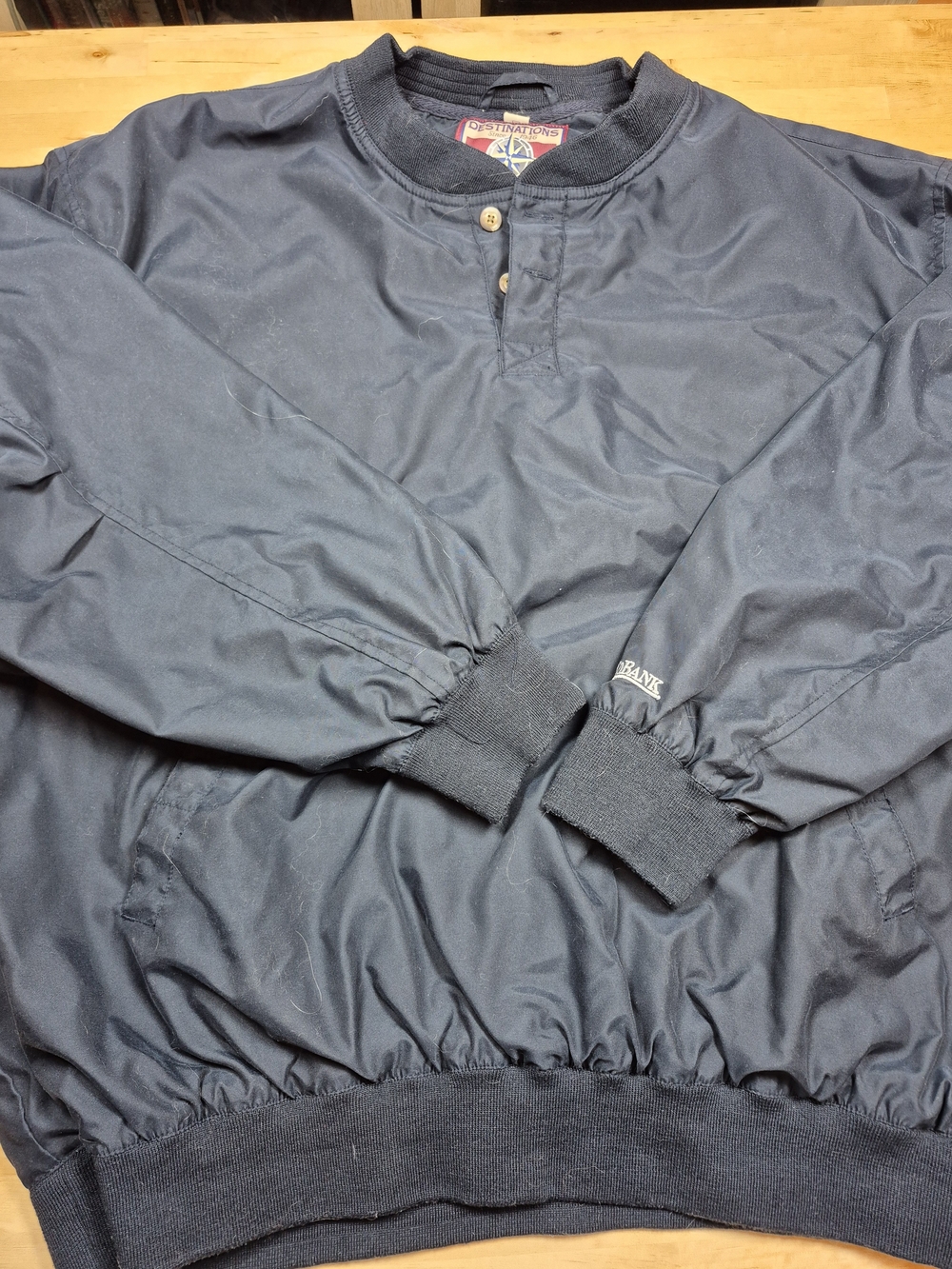 Classic Navy Pullover Shirt Jacket by Destinations